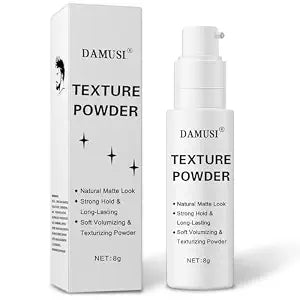DAMUSI Hair Texture Powder Spray for Men & Women, Mattifying Volume Styling