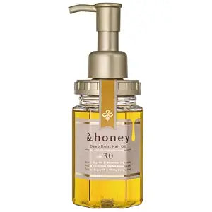 [Genuine Product] &honey Deep Moist Hair Oil 100mL/ 3.38 Oz Moisturizing Hair Oil for Dry Hair with Unique Blend of Honeys & Argan Oil for Shine and Hydrated Hair