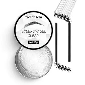 Eyebrow Gel, Long-Lasting Brow Gel for Styling and Sculpting, Waterproof Eyebrow Wax Kit For Holding Brows In Place, Clear Brow Gel Without Residue, Eyebrow Glue for 3D Brow Freeze 1 Pack