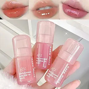 3PCS Lip Glossy Butter Balm Set,Instant Moisture and Hydration Lip Gloss,Long-lasting Hydrating Lip Balm,Soften Dry Lips and Lip Care