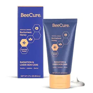 Radiation & Laser Skin Care Cream - Calendula Cream and Natural Buckwheat Honey Hydrating Skin Moisturizer to Soothe and Calm Skin After Sunburn or Redness for Sensitive Skin - 2 fl oz