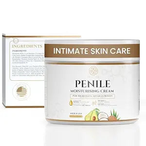 Penile Cream Men's Intimate Moisturizer & Genital Skin Care, 4oz