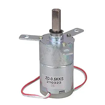 High Torque 12V DC 25 RPM Gear-Box Regulated Geared Motor for Electric Screwdrivers, Juicers, DIY Mini Drill Presses,Cake Pan