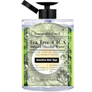 Essentially KateS Korean Micellar Water Makeup Remover 16.9 Fl Oz ï¿½ï¿½ï¿½ï¿½ï¿½ï¿½ï¿½ï¿½ï¿½ NO stinging, NO tightness, NO over-drying - SuperHydrating No-Rinse Facial Cle