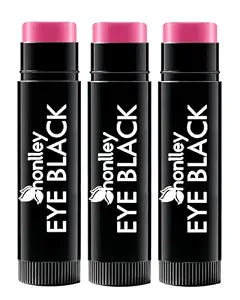 Hot Pink Eye Black Stick 3 Pack for Football Sports, Anti-Glare EyeBlack For Baseball Softball Lacrosse, Waterproof Grease Face Body Paint for Breast Cancer Awaraness Accessories