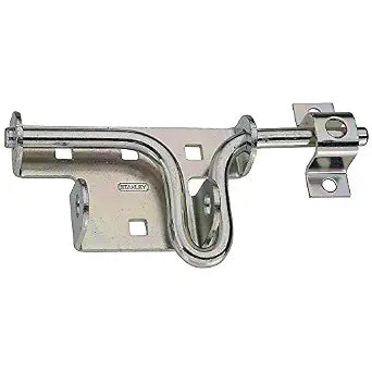 National Hardware Sliding Bolt Door & Gate Latch, Steel, Zinc Plated