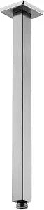 BESTILL 16 Inch Brushed Nickel Ceiling Mount Shower Arm and Flange, Square Rain Shower Head Arm