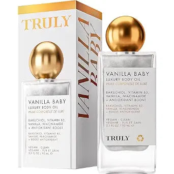 Truly Beauty Luxury Body Oil | Hydrating Shimmer Oil for Glowing Skin