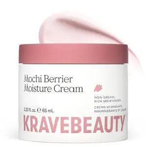 KraveBeauty Mochi Berrier Moisture Cream for Dry, Sensitive Skin, 65 mL