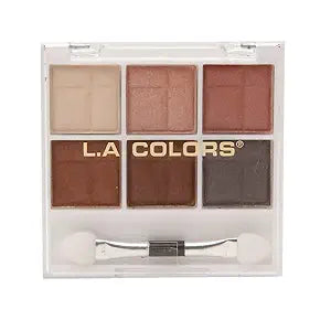 L.A. COLORS 6 Color Eyeshadow, Earthy CES461