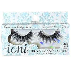 IONI 3D Faux Mink Lashes Crisscross Cateye Long (DTB16-Lash)