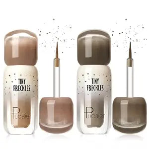 2Pack Waterproof Faux Freckle Pen - Buildable Sun-Kissed Makeup with Ultra-Fine Tip, Natural Looking Fake Freckles, Long-Lasting & Smudge-Proof for All Skin Tones