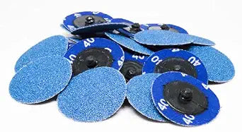 Benchmark Abrasives 2" Zirconia Quick Change Sanding Discs, 60 Grit