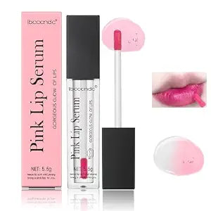 New Irven Magic Color Changing Lip Gloss, Pink Magic Mood Lipstick Hydrating Lip Glow Oil Lip Tint Lip Inks Stain Lip Balm Not Greasy Transparent Plumping Lip Serum for Women Girls Lip Care Products