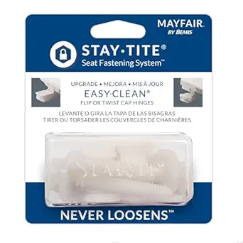 Mayfair StayTite Toilet Seat Fastening Hardware Upgrade Kit