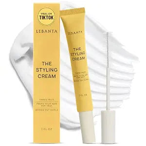 Lebanta Fly Away Stick for Hair - Anti Frizz Styling Taming Serum Wand with Aloe Vera, Coconut Oil & Vitamin E - Gel Mascara Stick for Edges, Flyaways, Baby Hairs & Slick Back (1 Fl Oz (Pack of 1))
