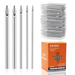 Piercing Needles 100pcs Mixed 12G 14G 16G 18G 20G Jewelry Piercing
