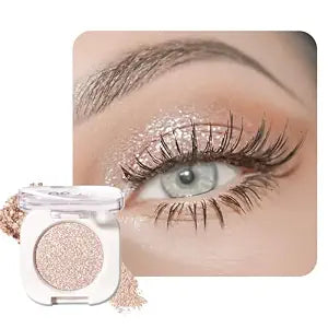 BestLand Ultra-Fine Pressed Pigment Champagne Glow Eyeshadow for Older Women ï¿½ï¿½ï¿½ Lightweight, Highly Blendable FormulaPearl White Silver Glitter Shimmer Finish Eye Shadow (#11 Weaving