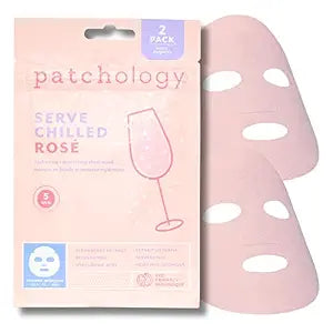 Patchology Ros�� Pink Sheet Face Mask | Birthday & Bridal Gift | 2pk