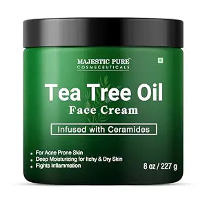 Majestic Pure Tea Tree Face Cream - 8 Oz