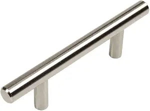 Cosmas 25 Pack 305-030SN Satin Nickel Steel Bar Pull 3 Inch Hole Centers