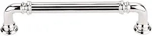 Top Knobs Reeded 5" CTC Cabinet Bar Pull Polished Nickel TK323PN