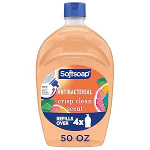 Softsoap Antibacterial Refill 50oz Crisp Clean Scent