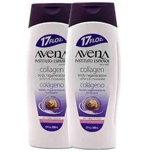 Avena Instituto Espanol Collagen Body Regeneration, Softens & Moisturizes, Skin Repair Formula, 2-pack Of 17 FL Oz each, 2 Bottles