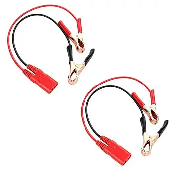 2Pcs PPTK0025 Battery Clamp Cable Clip Alligator Clip Lead Set