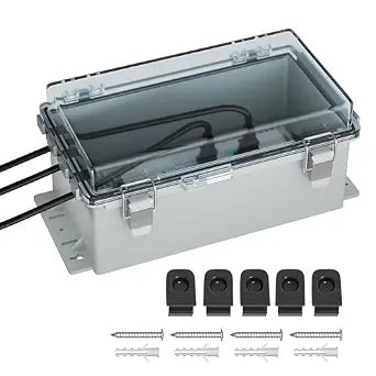 Joinfworld 9x5x4.3 Outdoor Extension Cord Cover Waterproof
