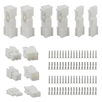 4.2mm Pitch 2/4/6 Pin Connector Kit with Crimp Terminals (Pack of 90)