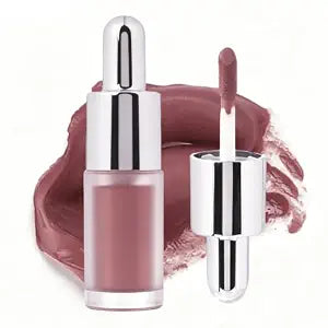Matte Lip Tint, Portable Lip Stain for Office Daily Makeup-Bean Paste