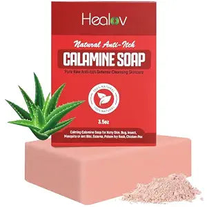 Calamine Soap Bar – Natural Itch Relief Wash for Itchy & Sensitive Skin