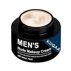 Men's Tinted Moisturizer with Shea Butter - Lightweight, Fragrance-FreeNatural-Looking Coverage, Hydrating & Oil-Free, Water & Sweat Resistant for All-Day Wear, Non-Greasy Formula (Nude Tone1.76oz)