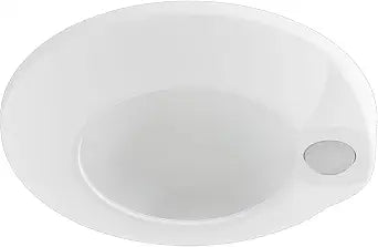 HALO HLCE 4-Inch Indoor/Outdoor LED Motion Sensor Ceiling Light with CCT Select, Dimming, CA Compliant - Matte White