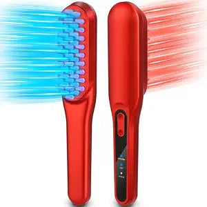 Laser Hair Growth Comb,Red Light Hair Growth Treatment for Men & females（Red 1pcs ）