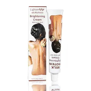 Lighten-Up Lactic Acid Cream - 1.7 Fl oz / 50 ml - Skin Brightening Cream, AHA Cream, Helps Even Skin Tone - with Vitamin C & Shea Butter