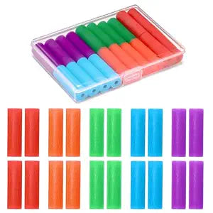 20 Pack Aligner Chew for Invisalign,Soft Silicone Aligner Trays Seaters, Orthodontic Chompers Aligners Accessories (Mix Colors)