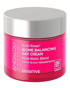 Andalou Naturals 1000 Roses Day Cream, Rose Face Moisturizer, 1.7 oz