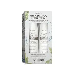 Post Straightening Keratin Shampoo and Conditioner, Sulfate Free