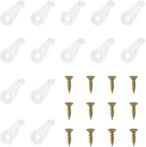20 Pack Cabinet Door Glass Retainer Clips Kit