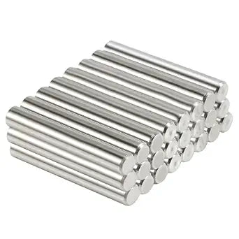 24Pcs 6mm x 40mm / 1/4 Inch x 1.57 Inch Shelf Pegs, Shelf Pins