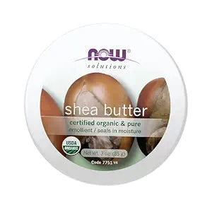 NOW Solutions, Certified Organic Shea Butter, Travel Size, 3 oz