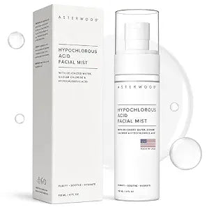 Asterwood Hypochlorous Acid Spray, Antibacterial Face Spray, 4 Fl Oz