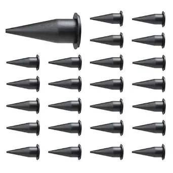 Cone Nozzle for Sausage and Bulk Caulk Guns, 25-Pack