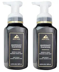Bath and Body Works Gentle Foaming Hand Soap 8.75 Ounce 2-Pack (Mahogany Teakwoods)