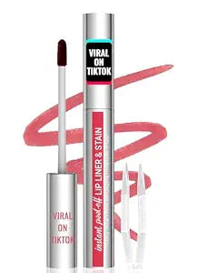 iMethod Lip Liner Stain Peel Off with Tweezer, Nude Pink