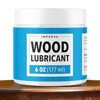 Impresa 6 Oz Wood Drawer Wax Paste - Friction-Free Sliding & Slide Wax - Squeak Elimination & Wood Lubricant for Smooth Movement - Corrosion Protection & Drawer Glide Lubricant