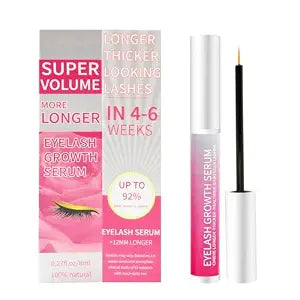 Eyelash Growth Serum ï¿½ï¿½ï¿½ Lash Serum for Eyelash Growth with Plant Extracts for Longer Thicker Fuller Lashes Nourishing Formula to Enhance Natural Beauty Hypoallergenic Oil Free lash growth