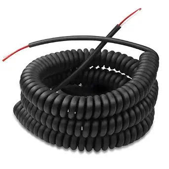 4-20-2 Coil Cord  20/2 Wire Coiled Extension Cord, 2-Wire Retractable 20FT Spring Cable, 18AWG Conductor, SJEO Oil-Resistant Jacket for Garage Door Sensors, Industrial Controls